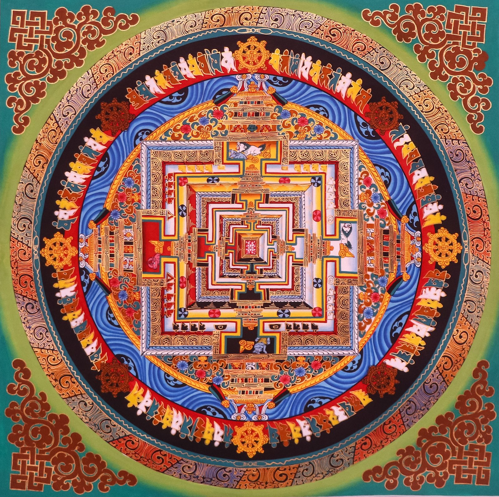 Kalachakra Mandala Thangka - Image 2