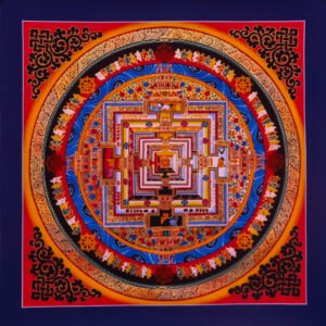 Orange Kalachakra Mandala