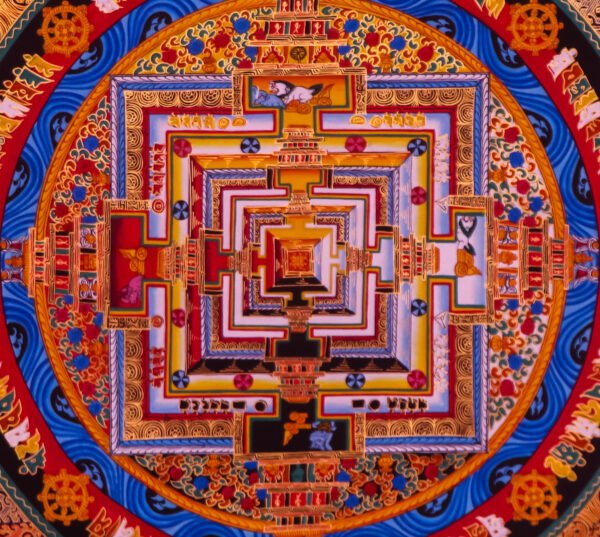 Orange Kalachakra Mandala - Image 4